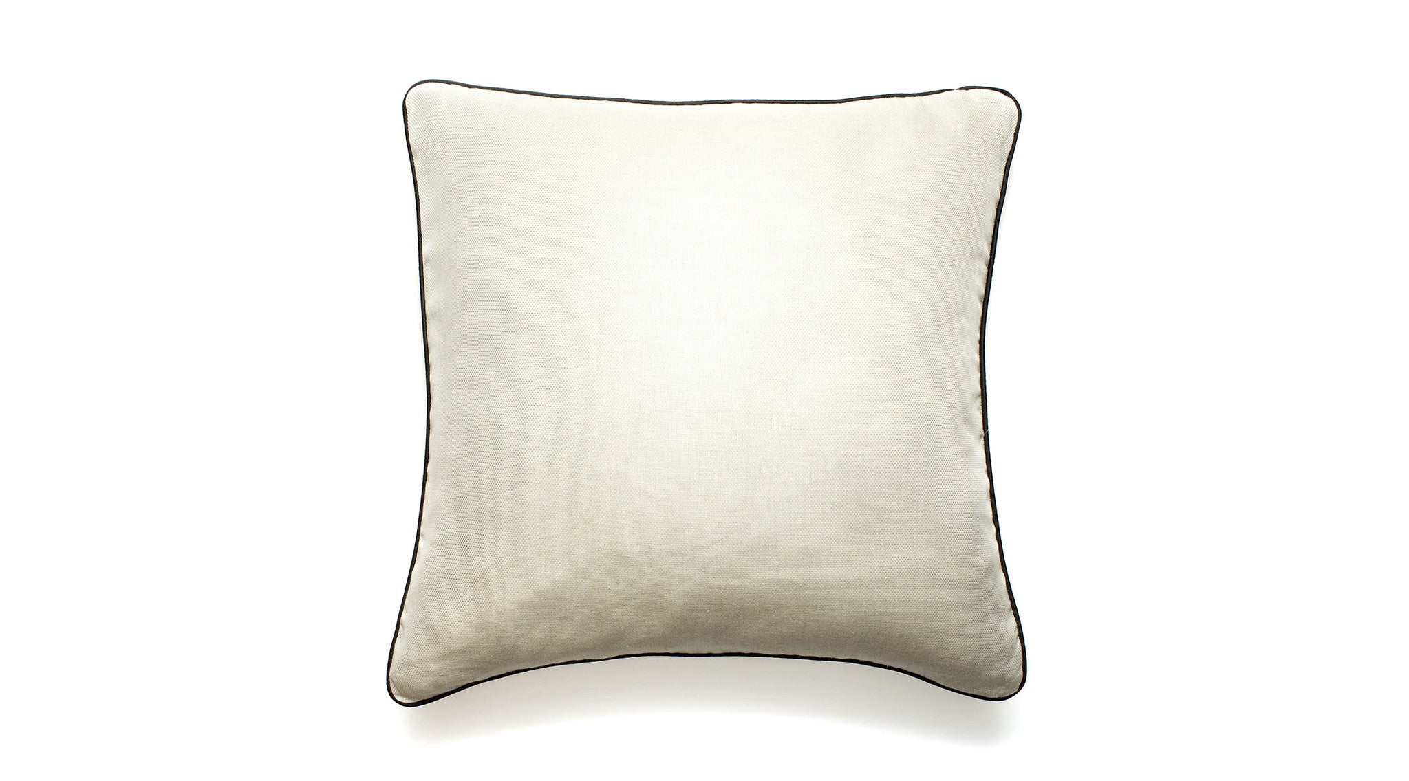 Bond Metallic Silver Linen Euro Sham